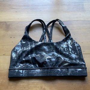 Lululemon energy bra foil collection